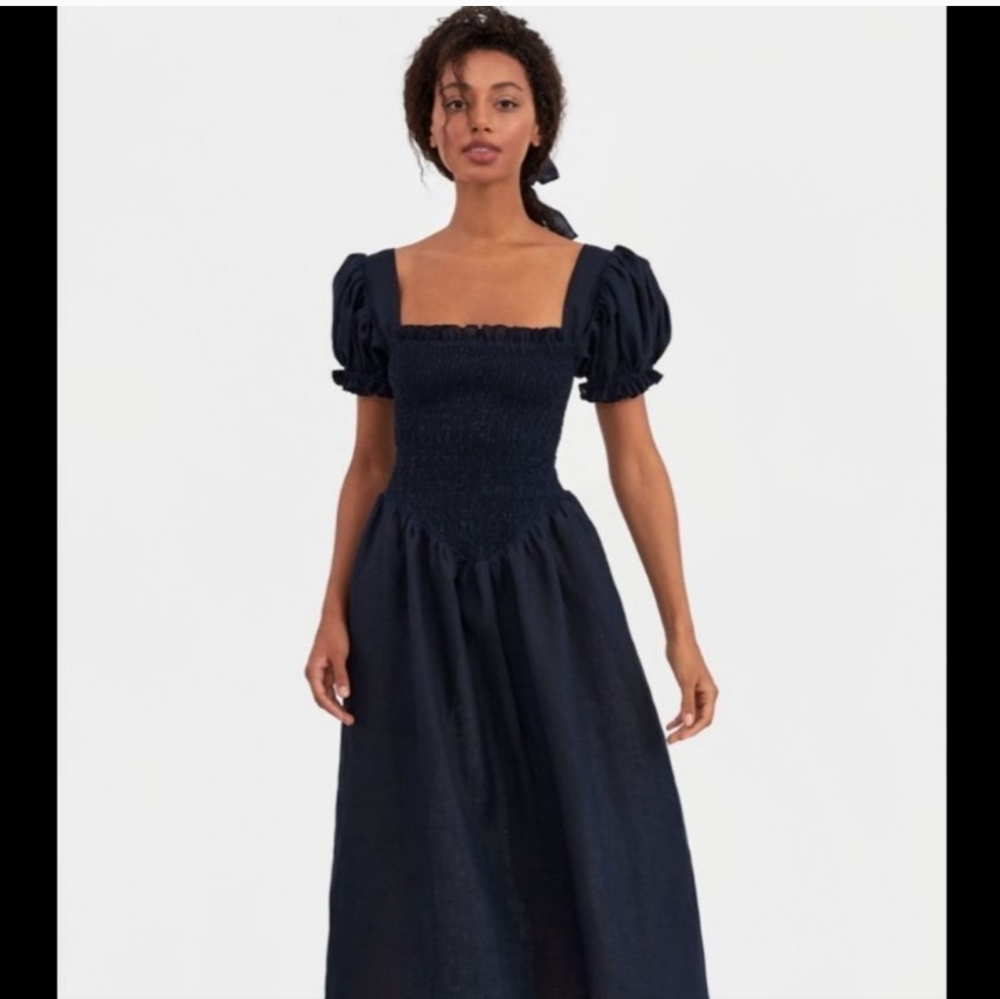 Sleeper Belle Linen Dress